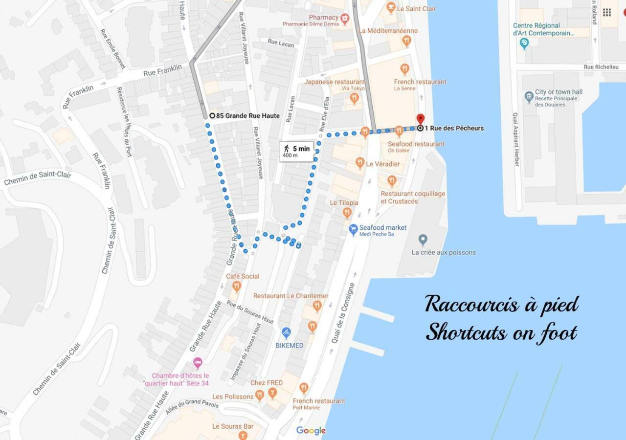 Le Pouffre, Maison De Pecheur Au Quartier Des Artistes, Clim, Wifi Sète Exteriér fotografie